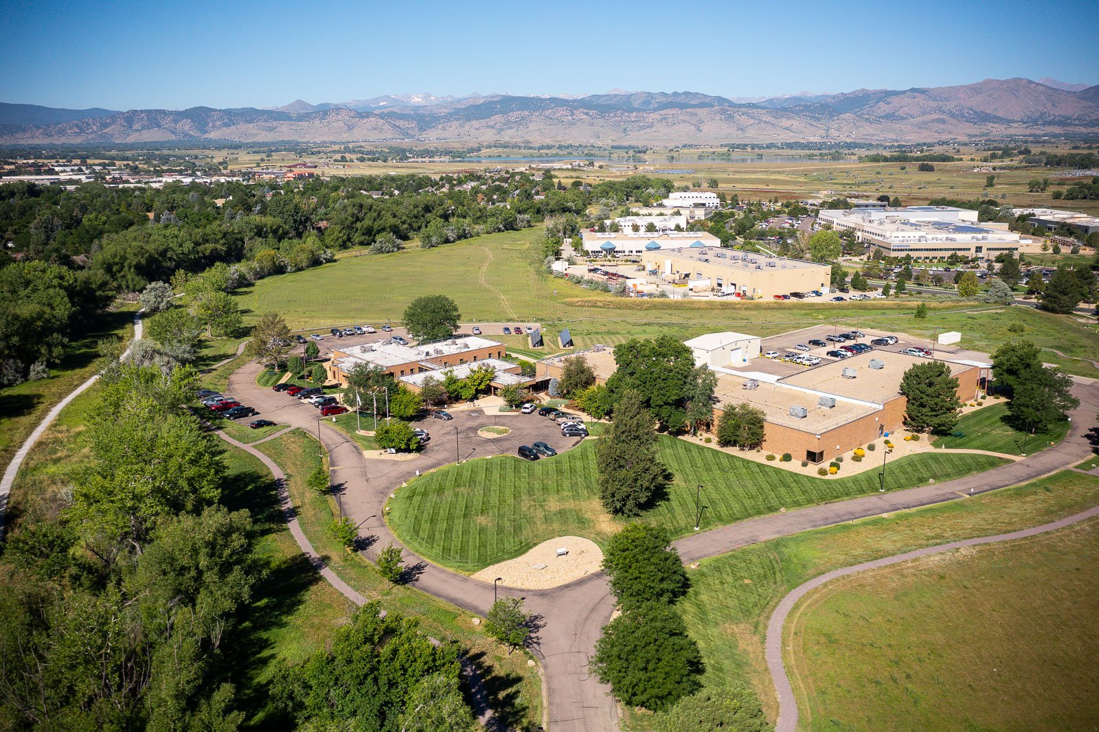 aerial commercial landscaping 1